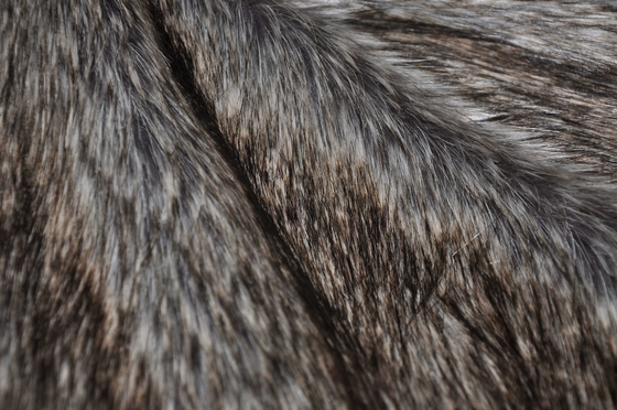 Vison longo do falso do jacquard da tela da pele do cabelo 150 a de 180cm