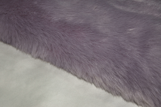 A tela longa da pele da falsificação do cabelo do jacquard 150cm modelou 100%AC