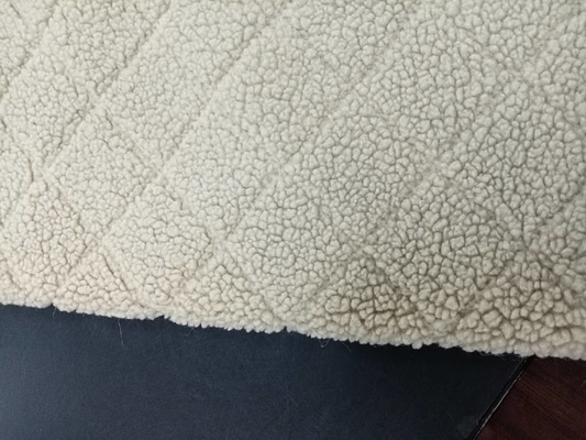 Padrão Jacquard 100% Poliéster Falsos Tecido Sherpa 150cm CW ou largura ajustável