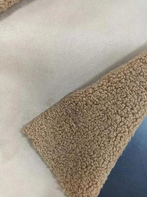 760gm Teddy de malha de tecido composto com a mesma cor