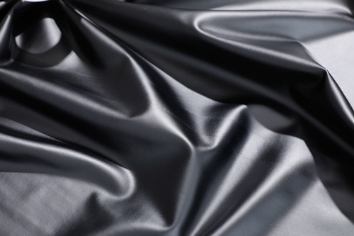 Plutônio 137cm preto contínuo de couro, couro artificial impermeável do plutônio