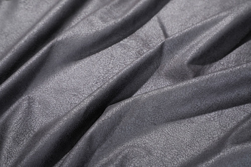 Revestimento Grey Faux Suede Fabric Polyester, tela elástica de Microsuede do falso