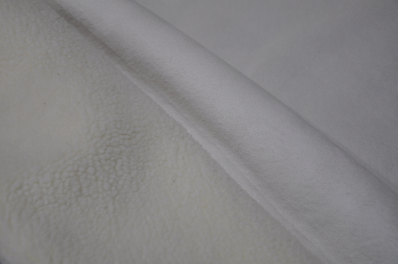 Cor sólida Gray Thermoplastic Fleece Fabric Wrinkle amarelo vermelho preto branco resistente