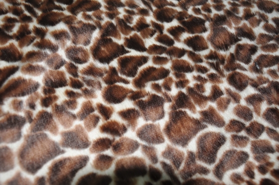 tela do poliéster da cópia do leopardo 530gsm para a tela 100% original do poliéster da forma