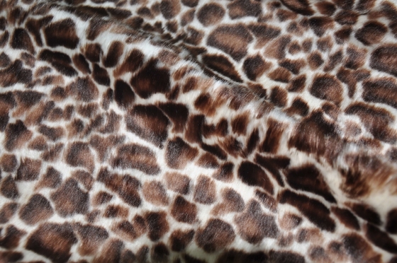 tela do poliéster da cópia do leopardo 530gsm para a tela 100% original do poliéster da forma