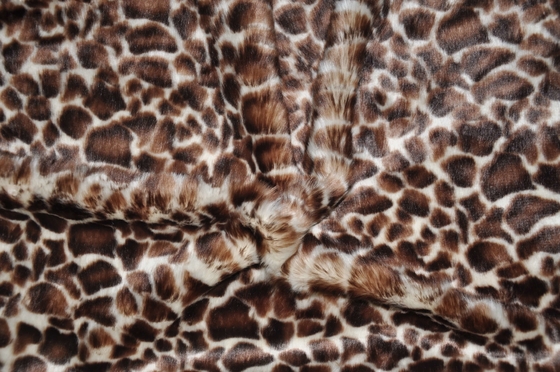 tela do poliéster da cópia do leopardo 530gsm para a tela 100% original do poliéster da forma