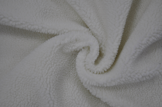 Poliéster 100% 150cm CW ou tela ajustável de Sherpa do falso 300gsm
