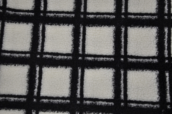 Poliéster 100% 150cm CW ou tela ajustável de Sherpa do falso 400gsm