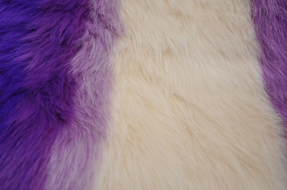 desvaneça a pele longa do falso do cabelo da cor 150cm, crie a forma morna e luxuoso do inverno