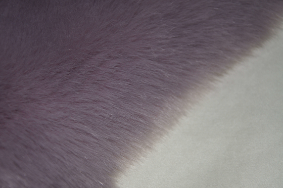 A tela longa da pele da falsificação do cabelo do jacquard 150cm modelou 100%AC