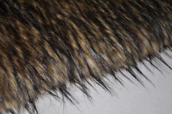 Pele de Fox longa da tela 150cm da pele do cabelo do falso contínuo, 100%AC ou misturado com o Mac