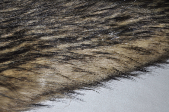 Pele de Fox longa da tela 150cm da pele do cabelo do falso contínuo, 100%AC ou misturado com o Mac