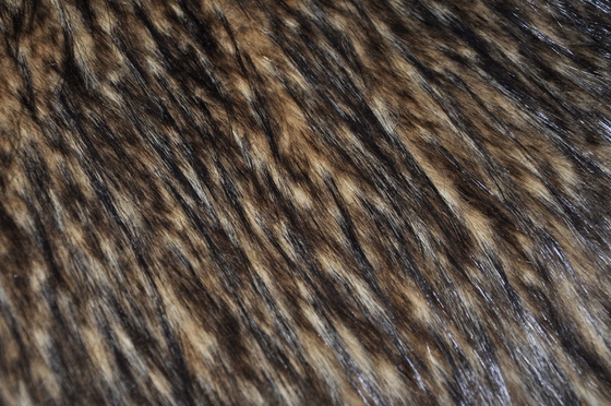 Pele de Fox longa da tela 150cm da pele do cabelo do falso contínuo, 100%AC ou misturado com o Mac