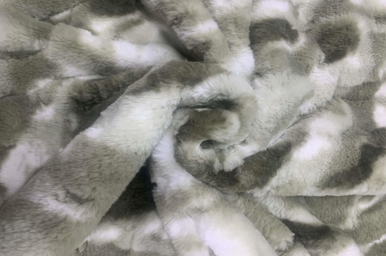 Tecido de pele de coelho falso para roupas sem crueldade
