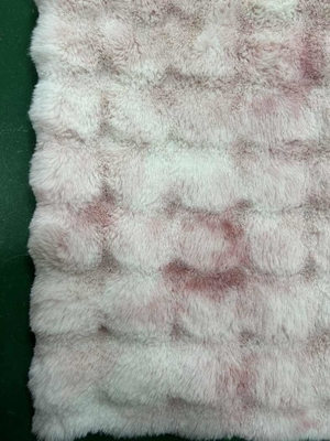 Imitação de cabelo de coelho rosa branco Decoração de móveis disponível