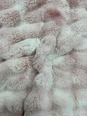 Imitação de cabelo de coelho rosa branco Decoração de móveis disponível
