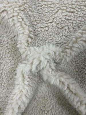 Tecido 100% poliéster de Sherpa 150cm CW ou ajustável 500gm