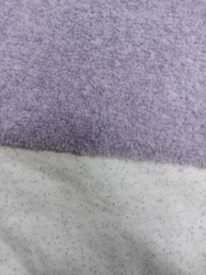 Tecido de malha de malha púrpura é suave e confortável 550 gramas