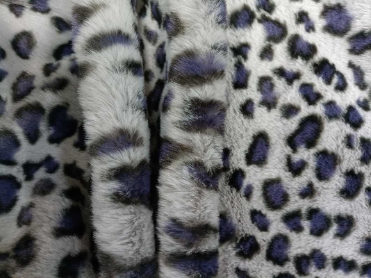 Tela 100% luxuoso do poliéster da cópia do leopardo para a forma original