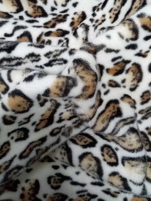 680GSM Leopard Imprimir Tecido de Poliéster Para Moda Única 100% Tecido de Poliéster
