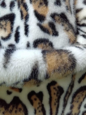 680GSM Leopard Imprimir Tecido de Poliéster Para Moda Única 100% Tecido de Poliéster