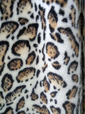 680GSM Leopard Imprimir Tecido de Poliéster Para Moda Única 100% Tecido de Poliéster