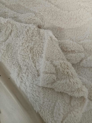 Veludo de algodão de jacquard de duas faces &amp; 300gm