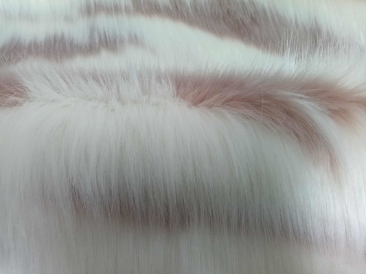 rosa branco 150cm cabelo comprido pele falsa,criar moda de inverno quente e luxuosa