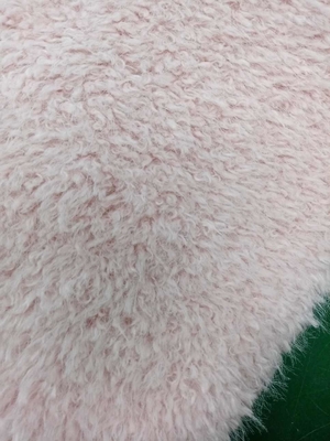 Tecido de malha suave de 150 cm ou ajustável Rosa rizado de moda