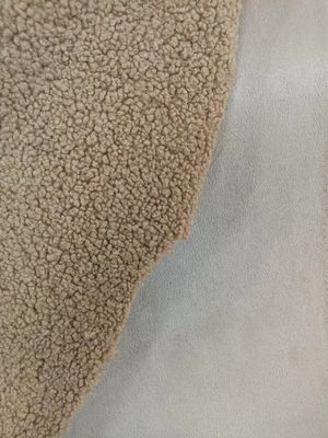 760gm Teddy de malha de tecido composto com a mesma cor